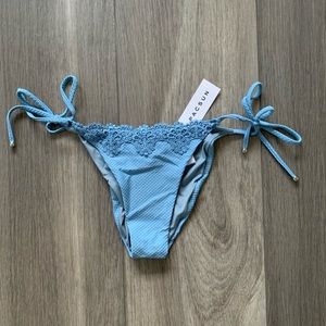 PacSun Blue Lace Bikini Bottoms